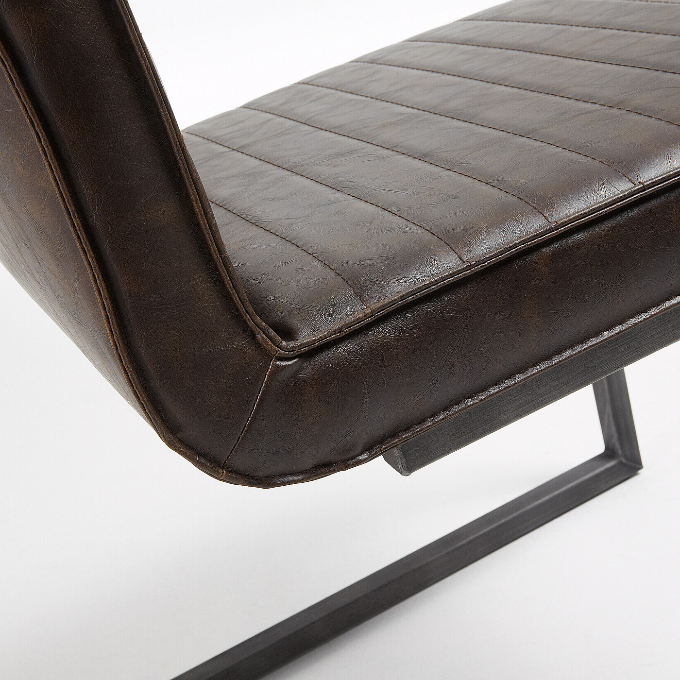 052556 Стул Type металлический темно-коричневый La Forma Tusk  - Вид №1