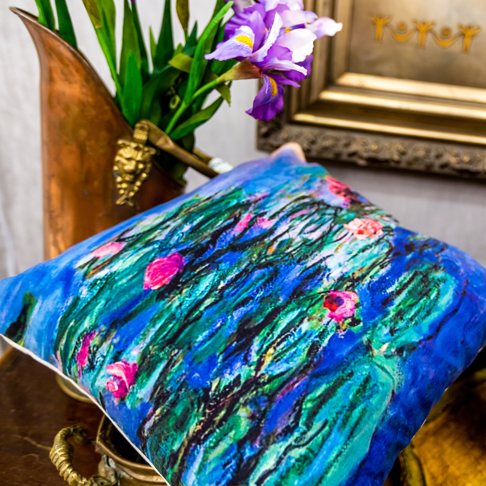 4113109 Арт-подушка «Водяные лилии», версия 1 Object Desire  - Вид №2