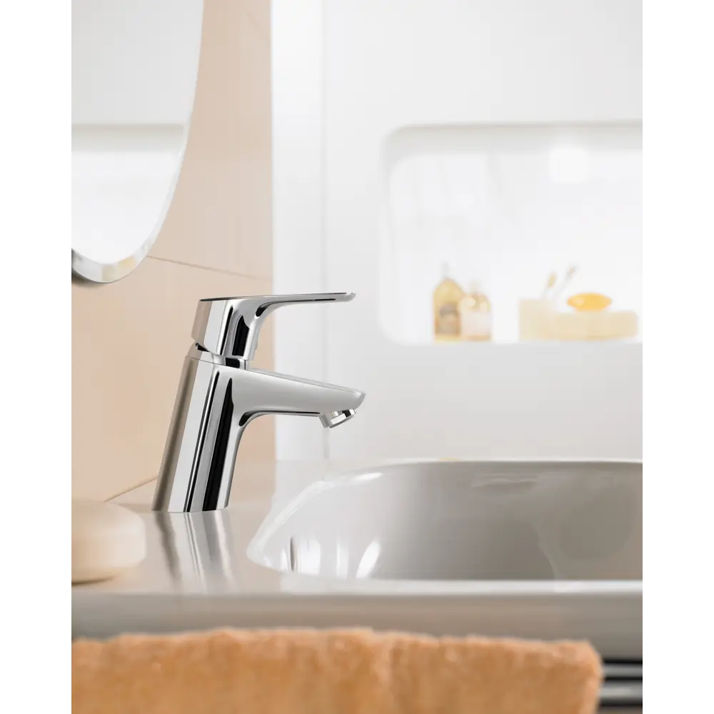 Смеситель для раковины Hansgrohe Focus E2 однорычажный цвет хром 82600644 STLM-2092776 - Вид №1