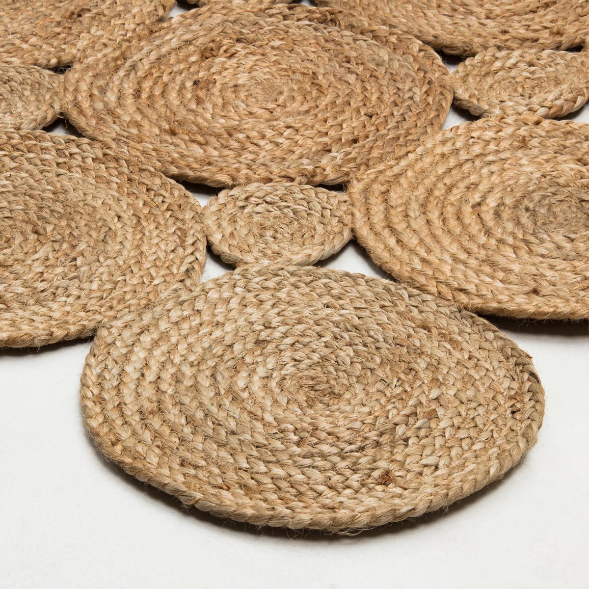 054418 Ковер джутовый 160x230 натуральный La Forma Deeze  - Вид №1