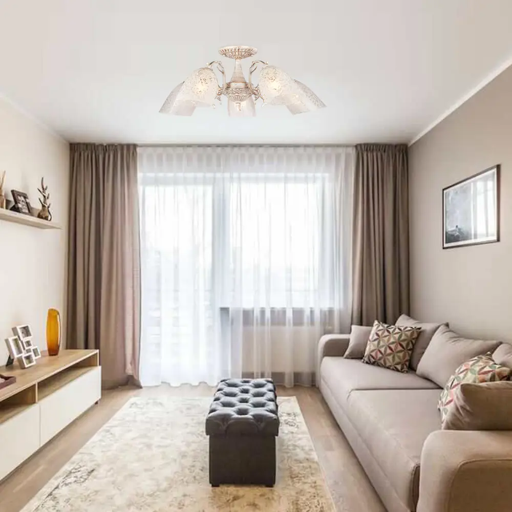 Люстра Eurosvet Ева — классическое потолочное освещение для уютных помещений 17150494 STLM-0007562 - Вид №10