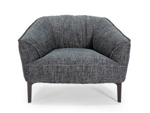 Тканевое кресло с подлокотниками