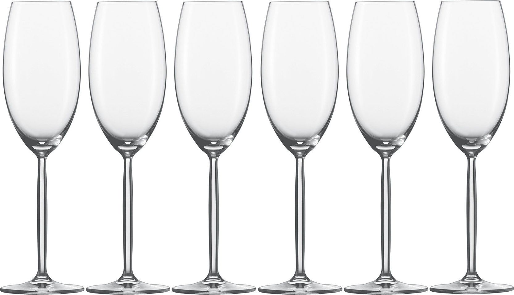 10651773 Schott Zwiesel Набор из 6 фужеров для шампанского Schott Zwiesel "Дива" 293 мл Стекло 