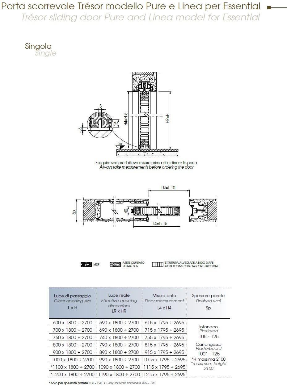 Scrigno Лакированная раздвижная дверь без косяков и наличников Trésor Tresor sun-id-1466663 - Вид №4