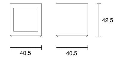 Бетонное наружное сиденье со встроенным освещением SIT Outline ARCH-00140107 - Вид №3