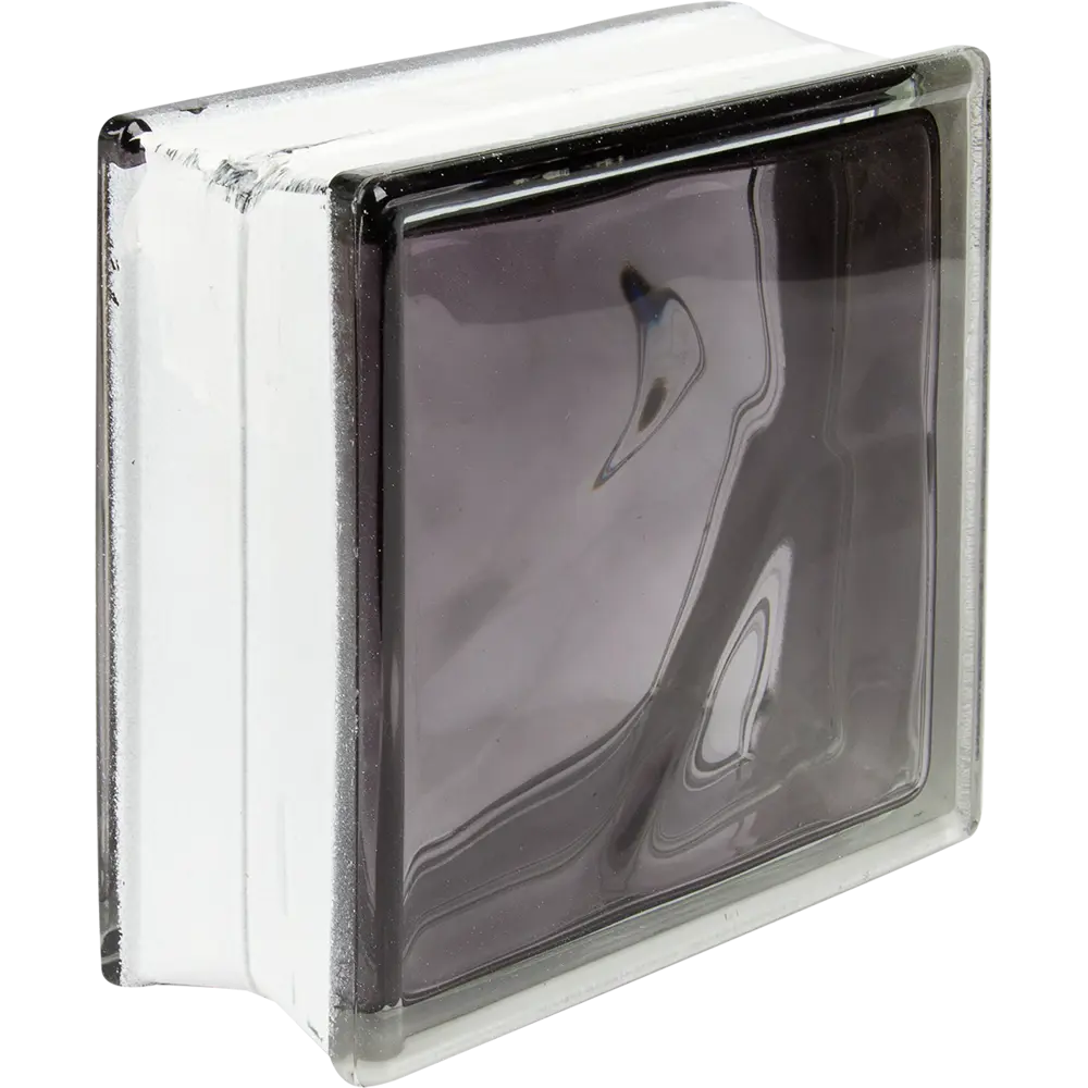 Стеклоблок Богема Волна цвет чёрный VITRABLOCK STLM-2003771