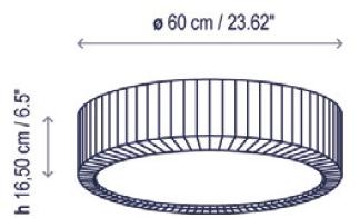 BOVER Потолочный светильник из метакрилата Urban sun-id-1423545 - Вид №4