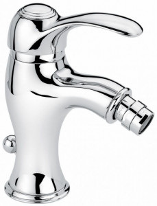 22004NC Смеситель Harmony с донным клапаном для биде, цвет черный-хром