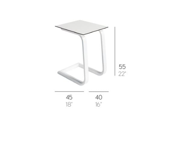 Алюминиевый прямоугольный стол для сада GANDIABLASCO стек ARCH-00036209 - Вид №3