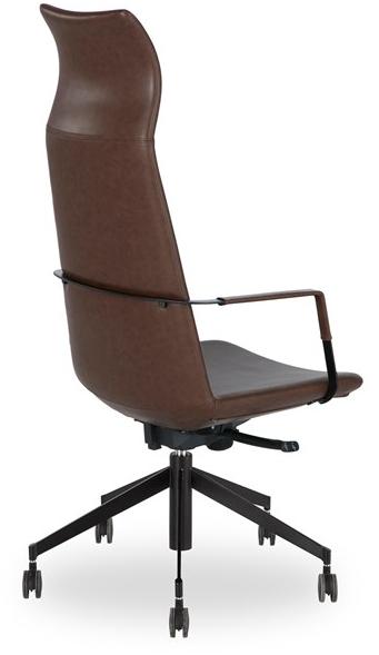 B&T Design Кожаное кресло для руководителя с 5 спицами и высокой спинкой Zone sun-id-1473141 - Вид №2