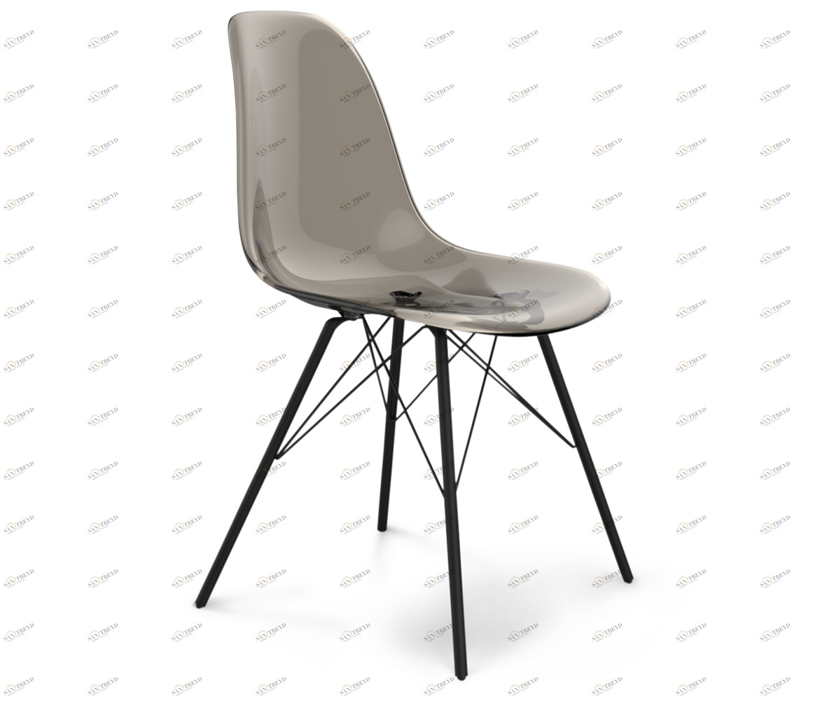 Стул DSR дымчатый S37 (eames style) SHEFFILTON ДИЗАЙНЕРСКИЕ, EAMES STYLE 015588 Серый 