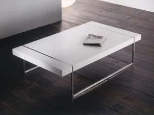 Kendo Mobiliario Лакированный прямоугольный журнальный столик из мдф со встроенным ящиком Mix