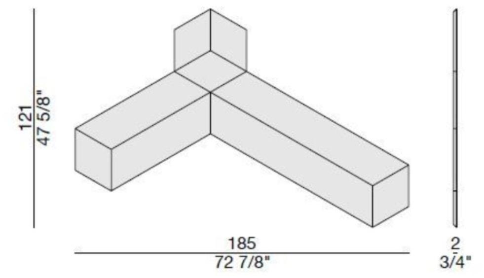Porada Настенное зеркало для прихожей Eighteen sun-id-1356294 - Вид №2