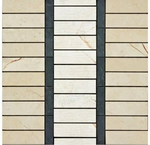 Ideamarmo Сланцевая и мраморная мозаика Strip Stp 402
