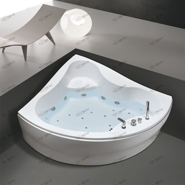 Ванна угловая Sinuhe 165 см с гидромассажем 2SHA1N3C Gruppo Geromin