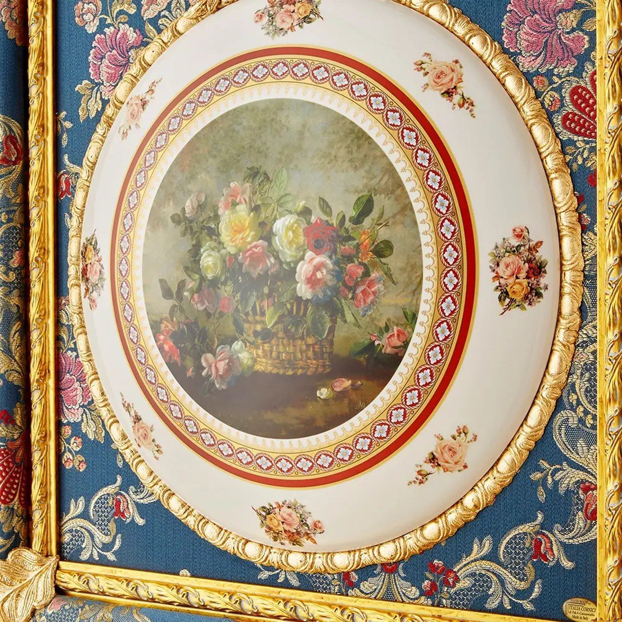 Картина с украшенной фарфоровой пластиной Italia Cornici T440 ARCH-00012278 - Вид №3