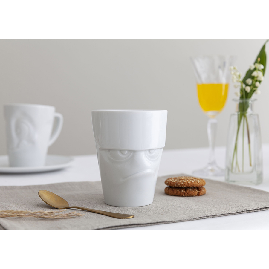 T01.81.01 Кружка tassen grumpy 350 мл белая Tassen by FIFTYEIGHT PRODUCTS  - Вид №3