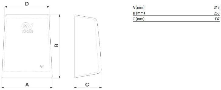 Vortice Электрическая сушилка для рук Premium 19224 - Вид №1