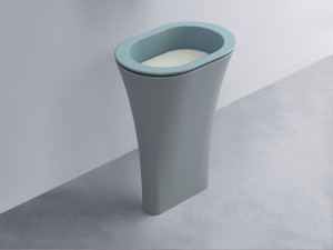 AMLA65-PL+AMPILO-PM+AMCOLO-BR Раковина Amedeo Ovale отдельностоящая cielo Enjoy + Amedeo