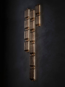 Настенный светильник из муранского стекла с регулируемой яркостью