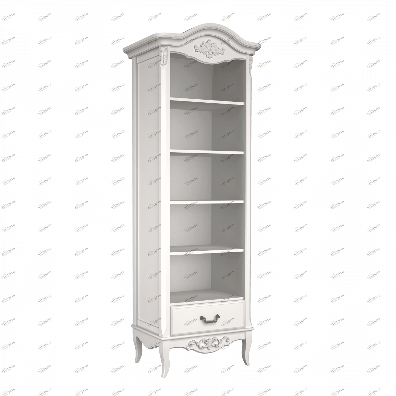 Стеллаж белый узкий Aletan Provence АЛЕТАН СТЕЛЛАЖИ ALETAN - PROVENCE 177791 Белый 