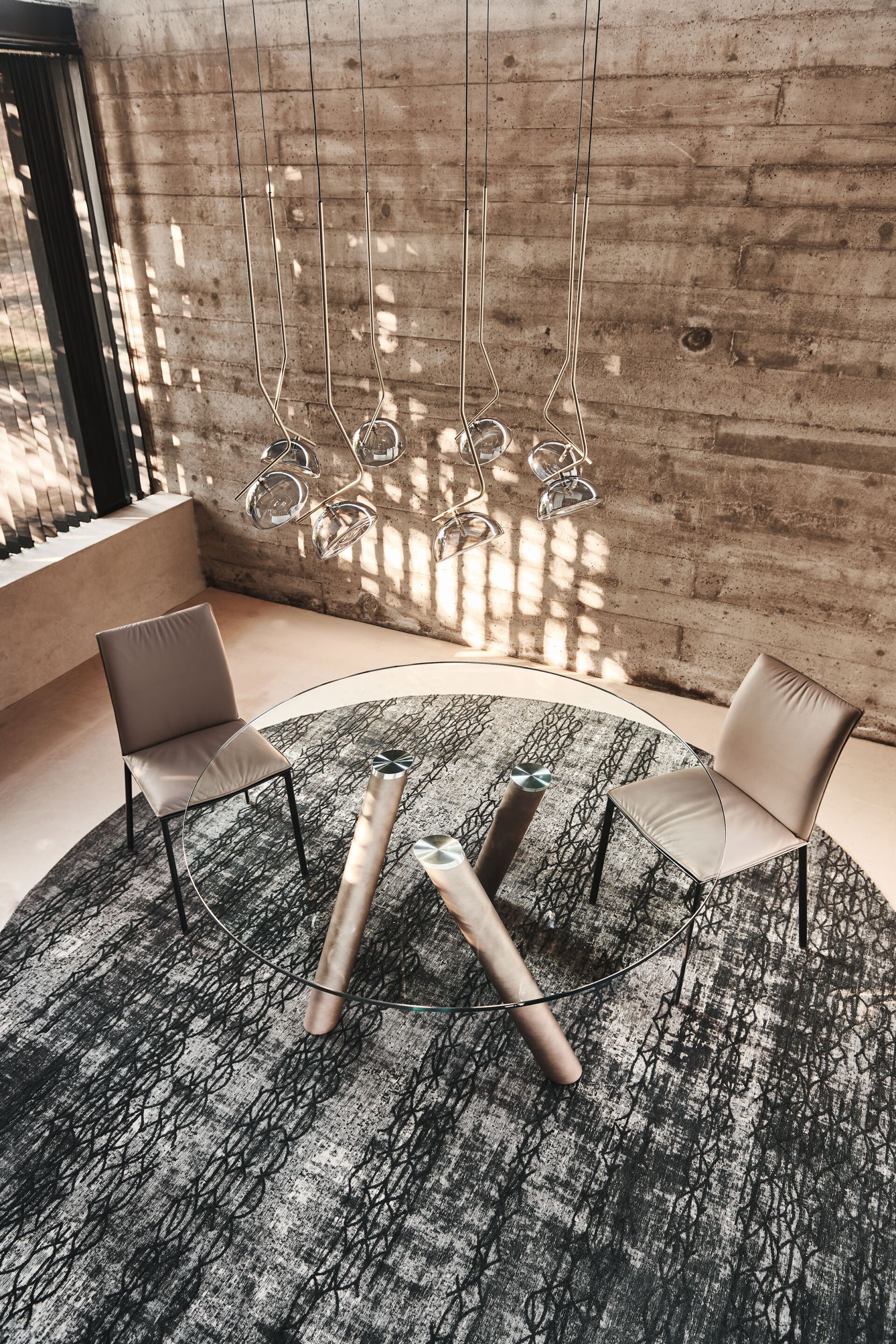 Круглый Хрустальный стол Cattelan italia RAY ARCH-00011713 - Вид №1