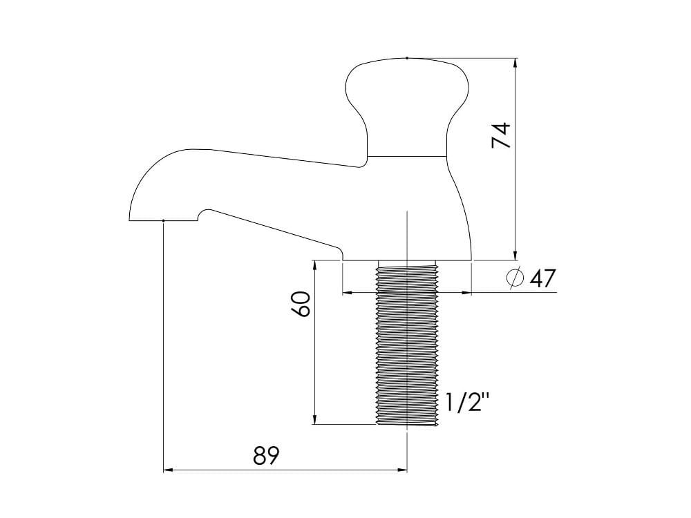 Смеситель для раковины с одним отверстием rvb DEVILLE ARCH-00127565 - Вид №2