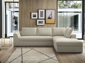 Двуспальный диван-кровать из ткани