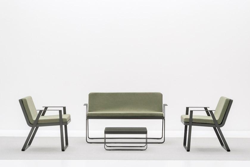 Terraforma Квадратный алюминиевый садовый столик Makemake Mktb606al/1 - mktb606al/2 - Вид №4