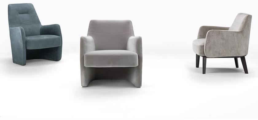 Marelli Кресло из нубука с высокой спинкой Clipper 9clp101 - Вид №2