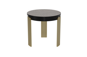 Круглый деревянный журнальный столик