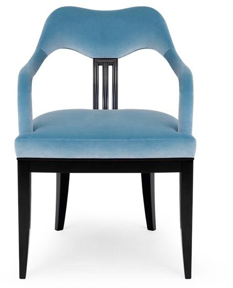 Mytto Бархатный стул с открытой спинкой Larforma sun-id-1358677 - Вид №2