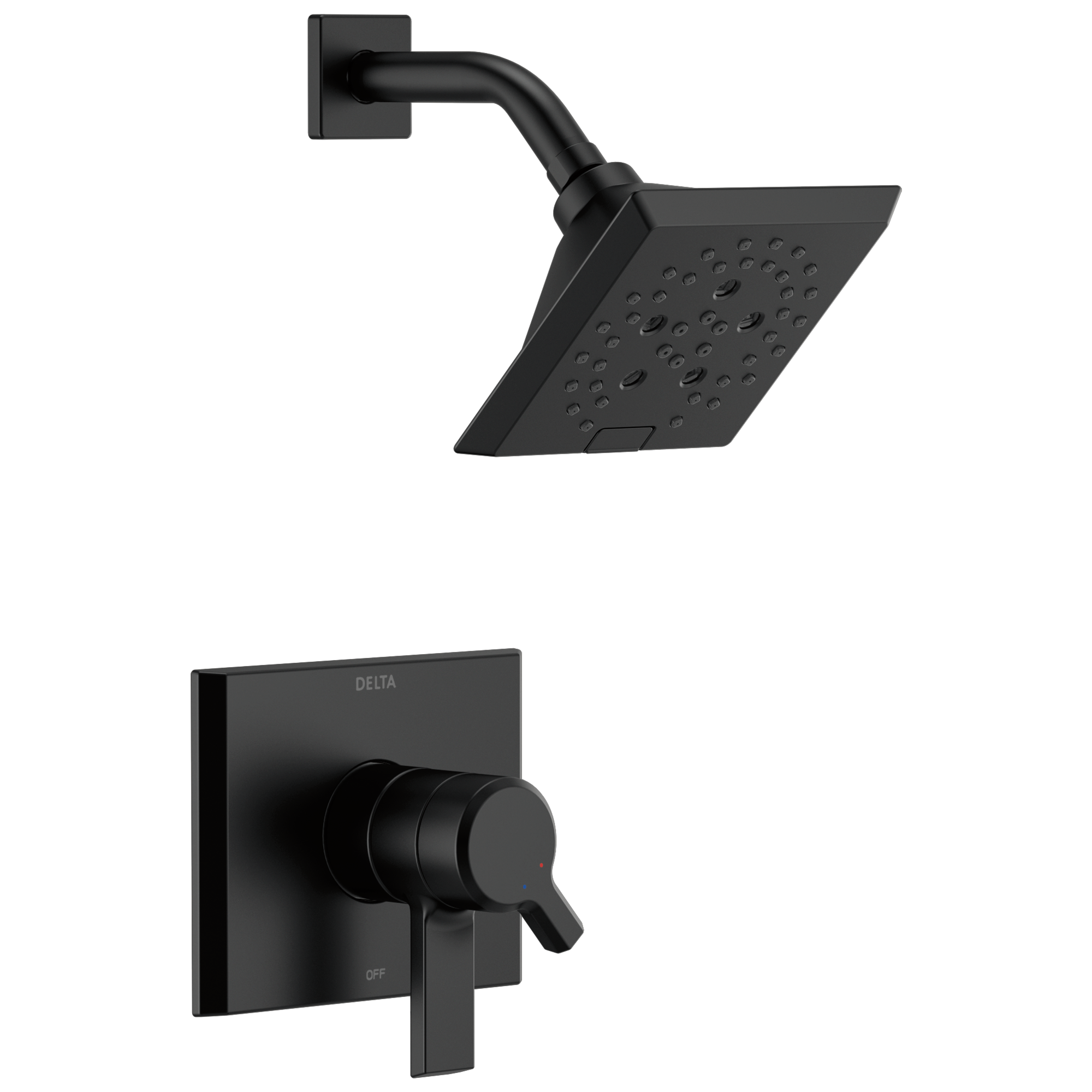 T17299-BL Накладка для душа Monitor® 17 серии H2Okinetic® Delta Faucet Pivotal Матовый черный 