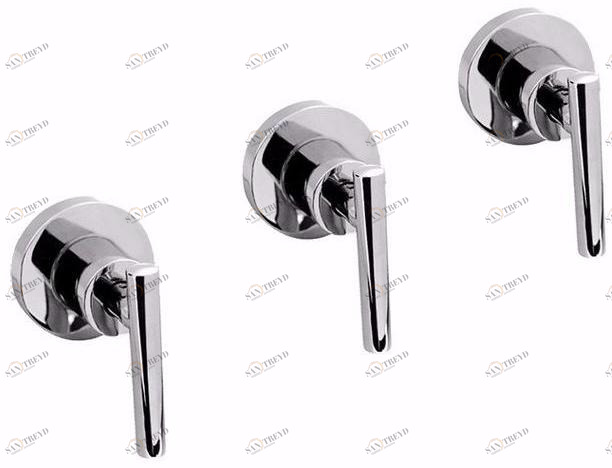 Rubinetteria Giulini Смеситель для душа на 3 отверстия с переключателем G4 F7715w2