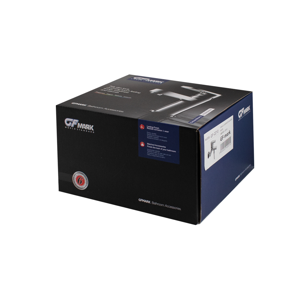 GFmark - Смеситель в ванную, шаровый, короткий излив, со стразами на ручке, код: 2210  - Вид №1