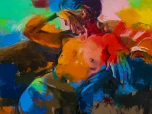 MOMENTI Авторский художественный принт Crazy home paintings Pe-006