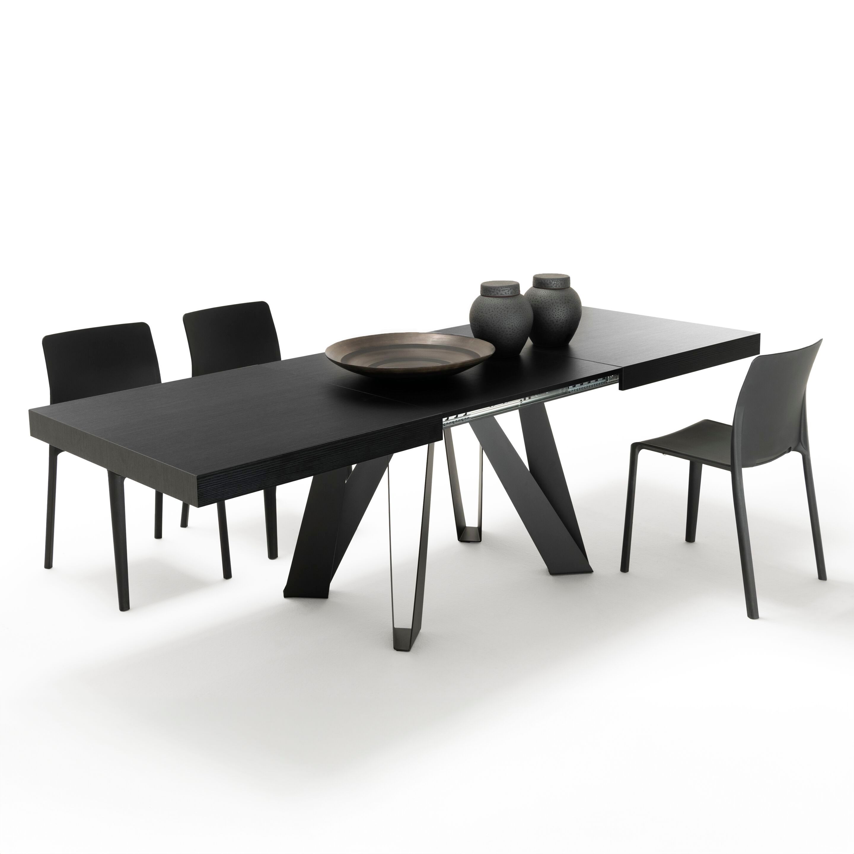 Выдвижной прямоугольный стол из железа с меламиновой столешницей Mobili Fiver ROMINA ARCH-00069646 - Вид №77