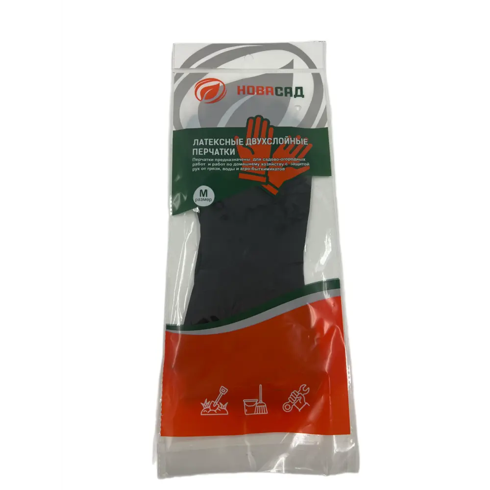 Перчатки латексные усиленные Gl24043 размер M цвет черный Santreyd STLM-2166145