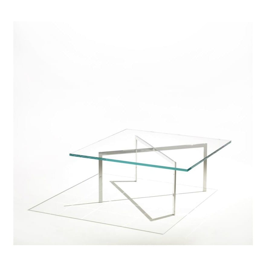 Квадратный стол из стали и стекла Knoll Барселона® ARCH-00040320 - Вид №4