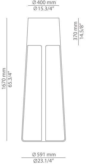 Estiluz Торшер из полиуретана Poulpe P-2949 - Вид №5