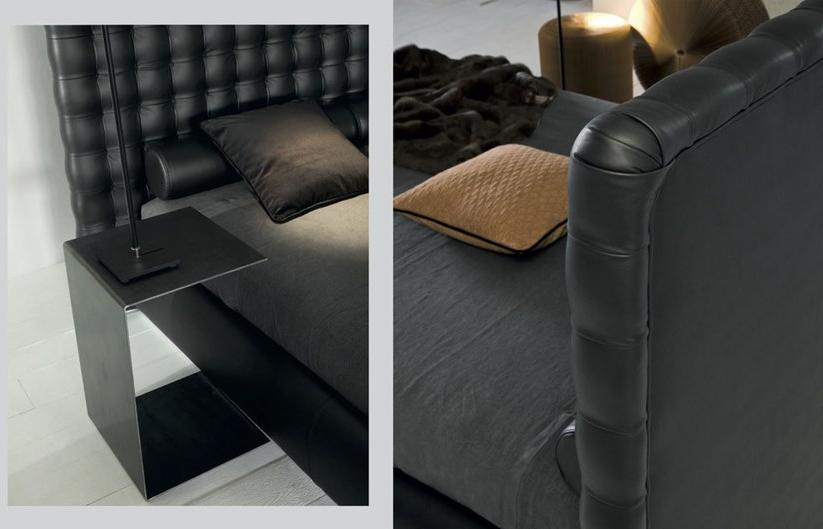 Twils Двуспальная кровать с тафтинговым изголовьем Chocolat sun-id-1441095 - Вид №3