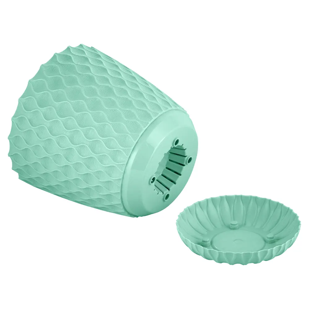 Горшок цветочный INGREEN Spring ø20.5 см 4.7 л пластиковый зеленый 89411080 STLM-1566910 - Вид №2