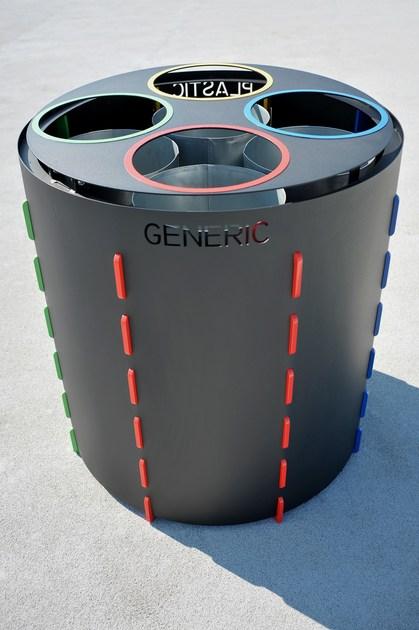 Контейнер для мусора из стали для раздельного сбора мусора Santreyd sun-id-1411254 - Вид №3