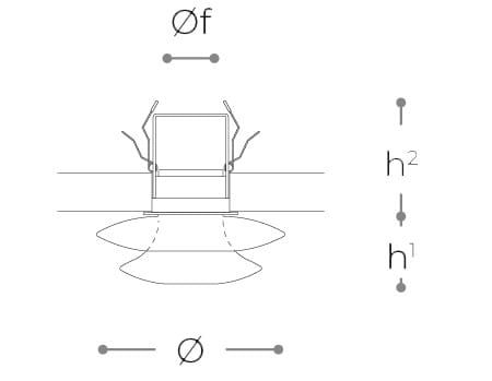 Стеклянный круглый светодиодный светильник Italamp BRINA ARCH-00091002 - Вид №3