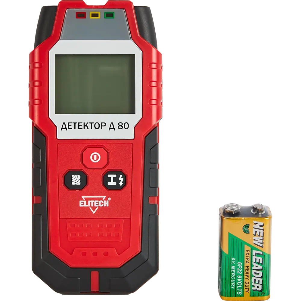 Детектор скрытой проводки и металла Elitech Д80 STLM-2087948 - Вид №4