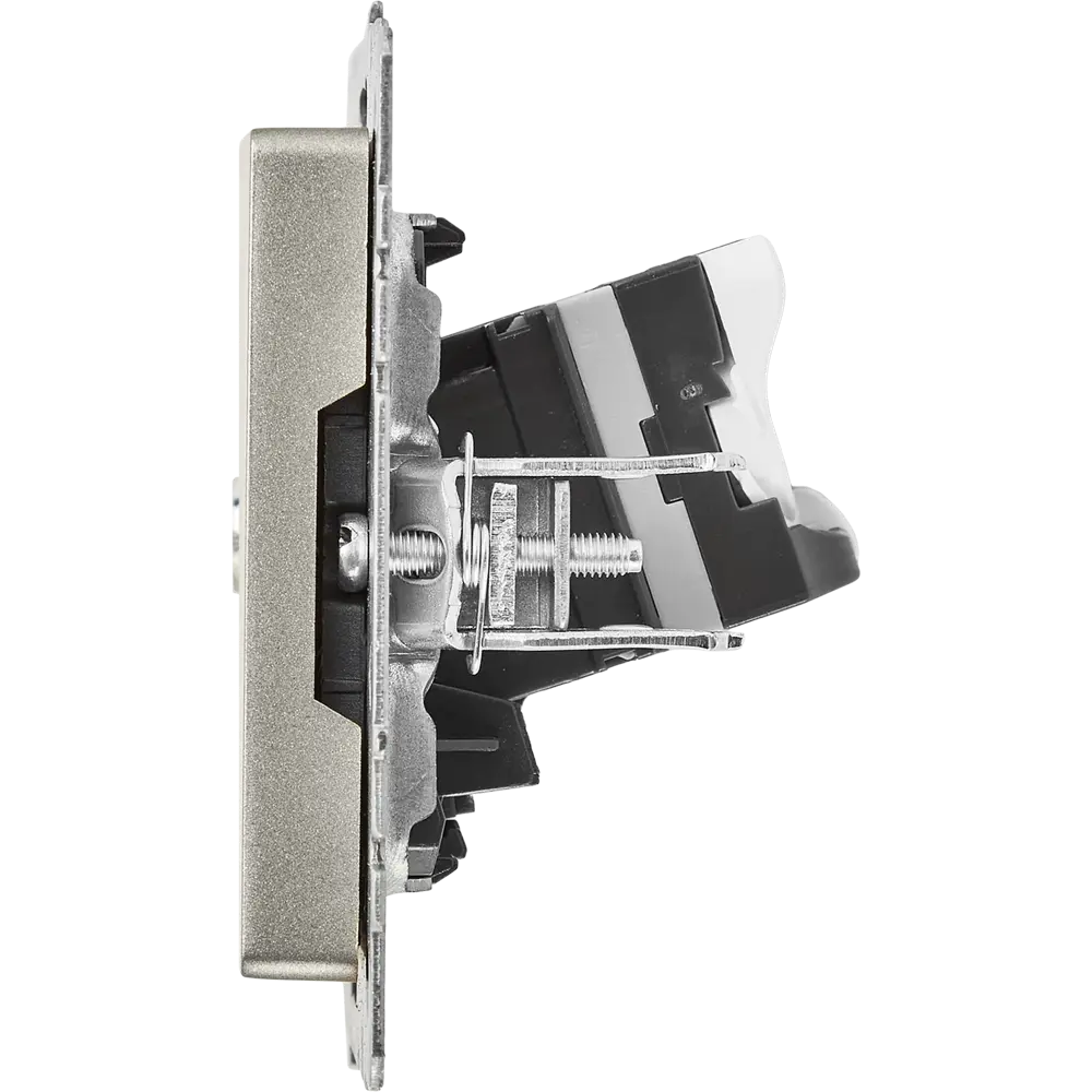 Розетка TV IEK Brite для скрытого монтажа с подключением RJ45 87761612 STLM-1111484 - Вид №2