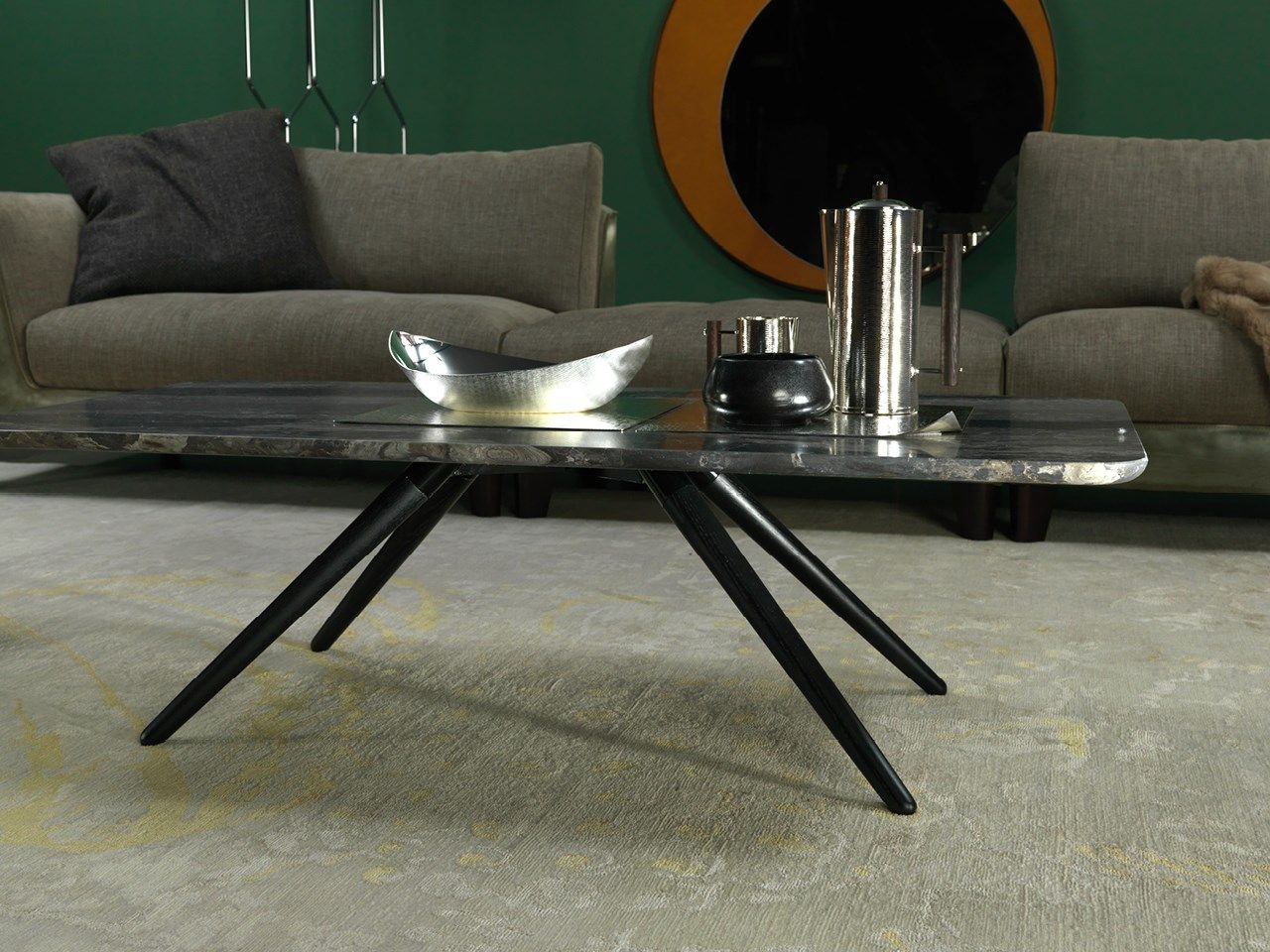 Прямоугольный мраморный журнальный столик Borzalino LIGHT ARCH-00004716 - Вид №3