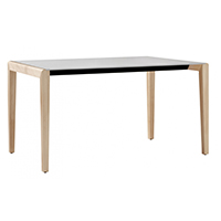 Dalton 615 Стол с каркасом из ясеня и столешницей из цельного ламината HPL. Et al. Dalton