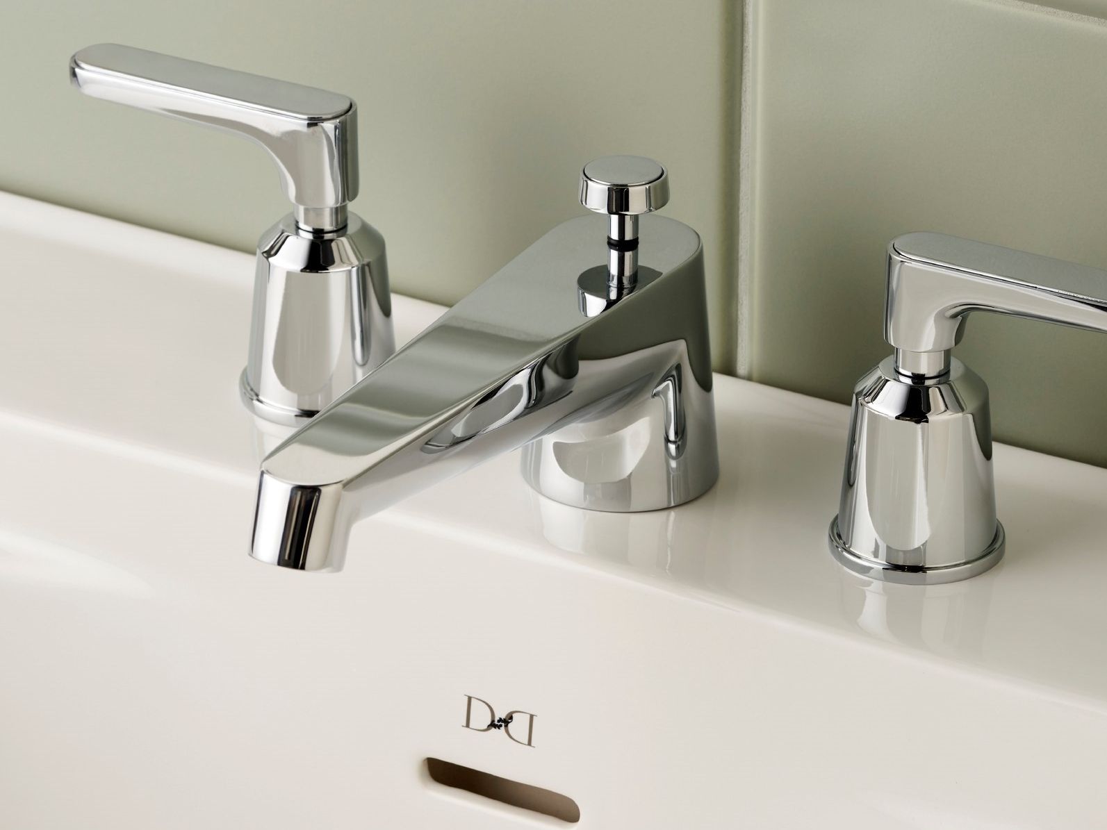 Смеситель для раковины с 3 отверстиями Devon&Devon Twenties ARCH-00098972 - Вид №6
