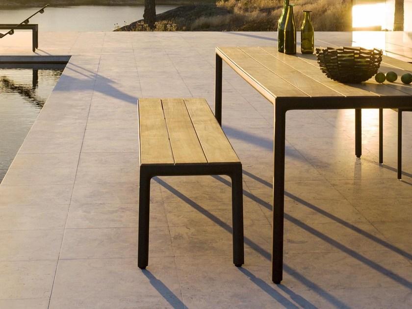 TRIBÙ Садовая скамейка из тика Illum 06534 - Вид №3